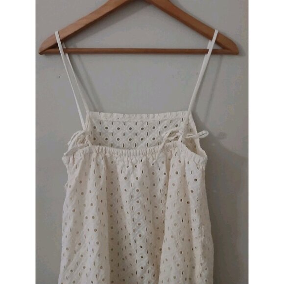 Vitamin A Eyelet Cover Up Mini Dress - Picture 7 of 9